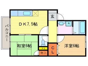 セジュ－ルパルの物件間取画像